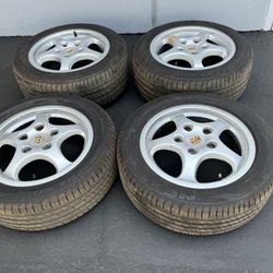 Porsche 16” Cup Wheels And Excellent Tires Almost New
