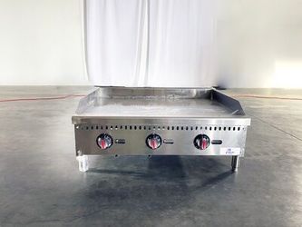 NSF 36 ins Thermostat griddle Medium NG HERG-36T