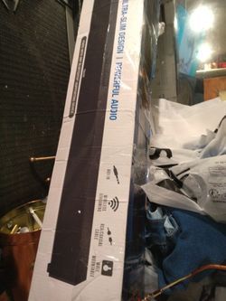 37 Wireless Sound Bar W/Remote