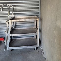Stock Picker Ladder Cart Industrial 