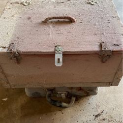 Old Tool Box With Tools