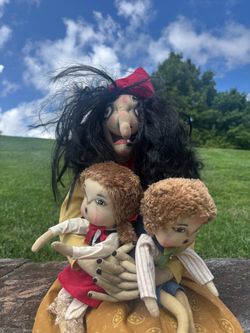 Sadie & Hansel/Gretel Gathered Traditions Art Doll by Joe Spencer