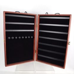 ShowCases To Go Jewelry Display Traveling Display Trade show case black wood #3