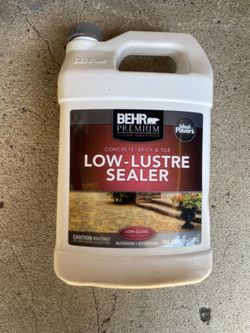 Behr low lustre sealer