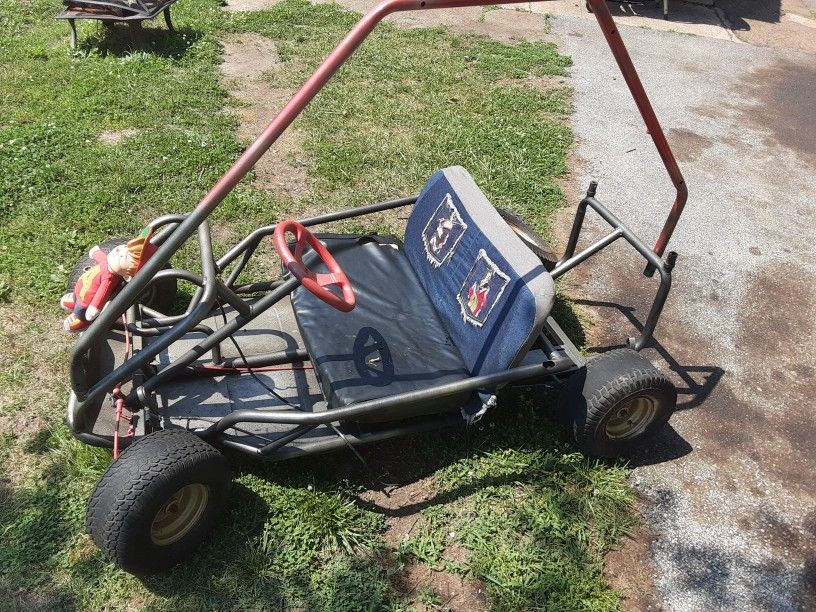 Custom Red Monkey Go Kart