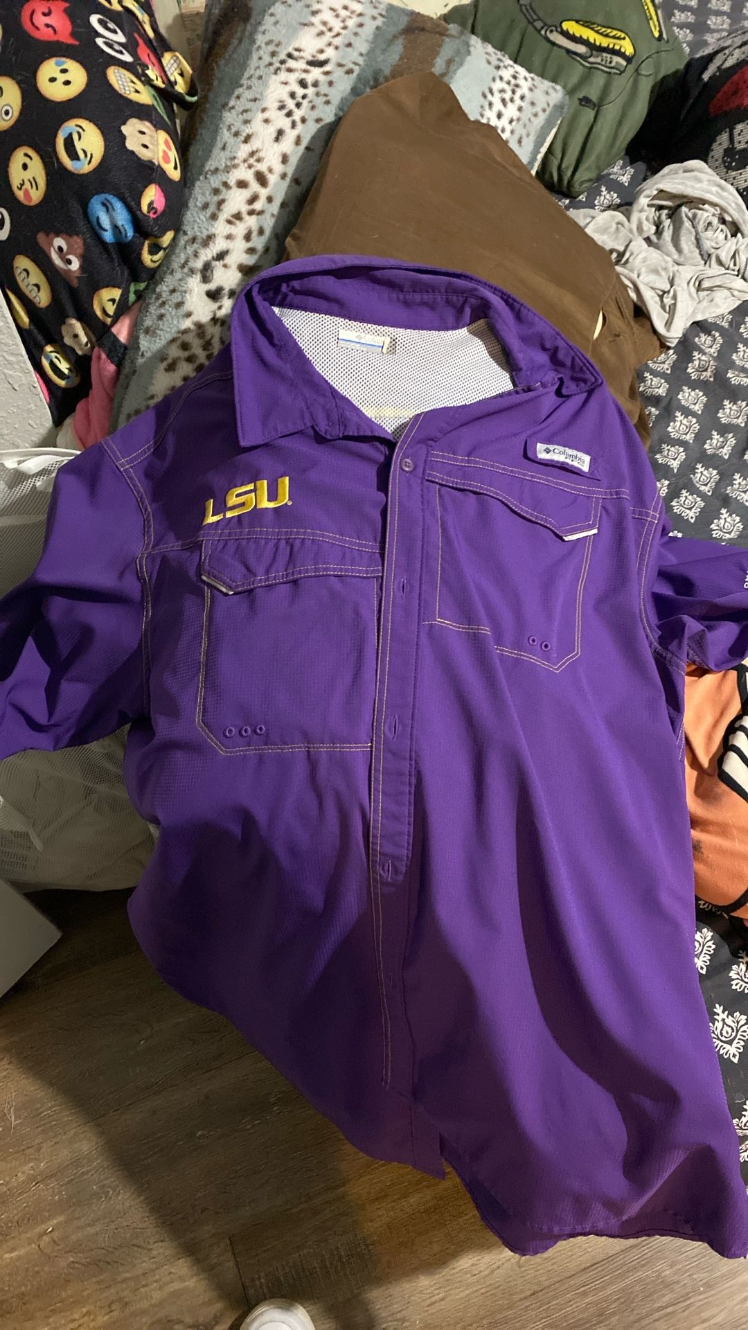 LSU Colombian men’s fishing shirt
