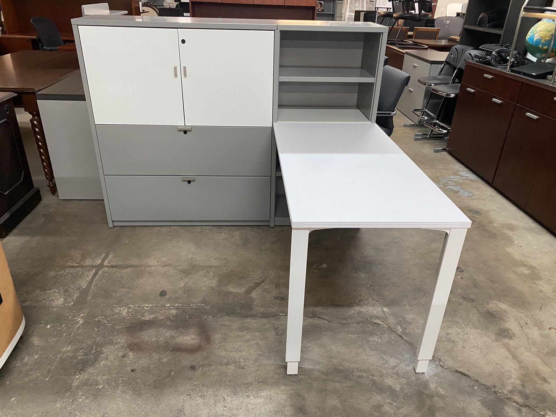 L shaped desk