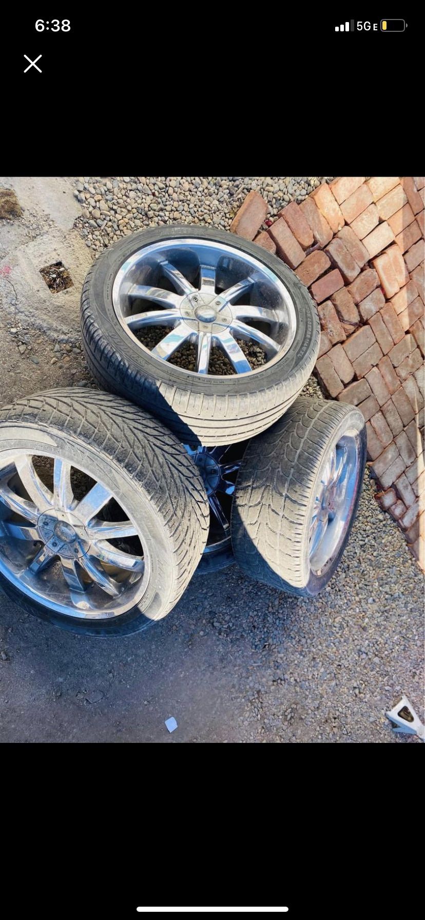 Se Venden Rines 22s De Chevy 6 Oyos Universales 200dlls