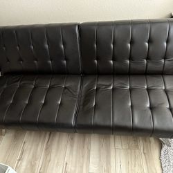 Sofa Cama De Piel