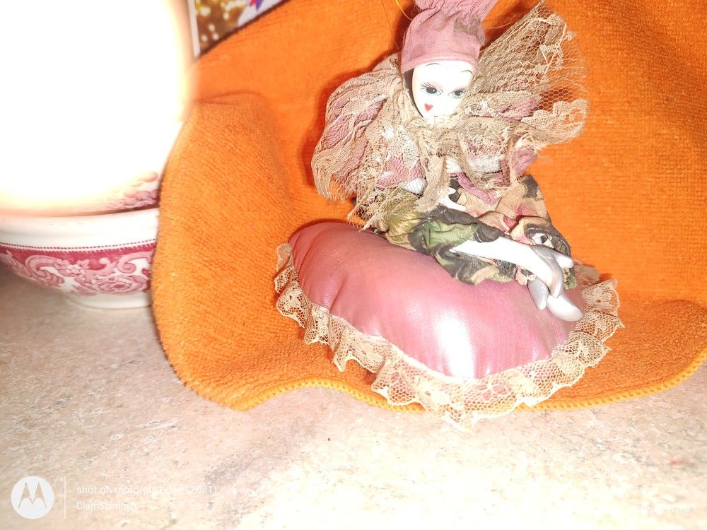 Vintage Porcelain Masquerade Dolls