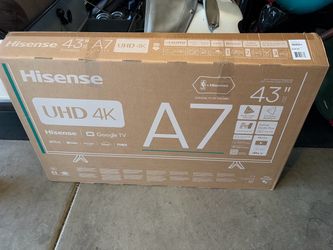 New 43 inch tv in box