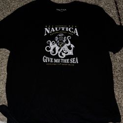 Nautica XXL Black T Shirt