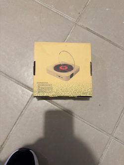 Portable Retro CD Player in Box