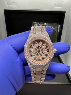 Skeleton Moissanite Watch