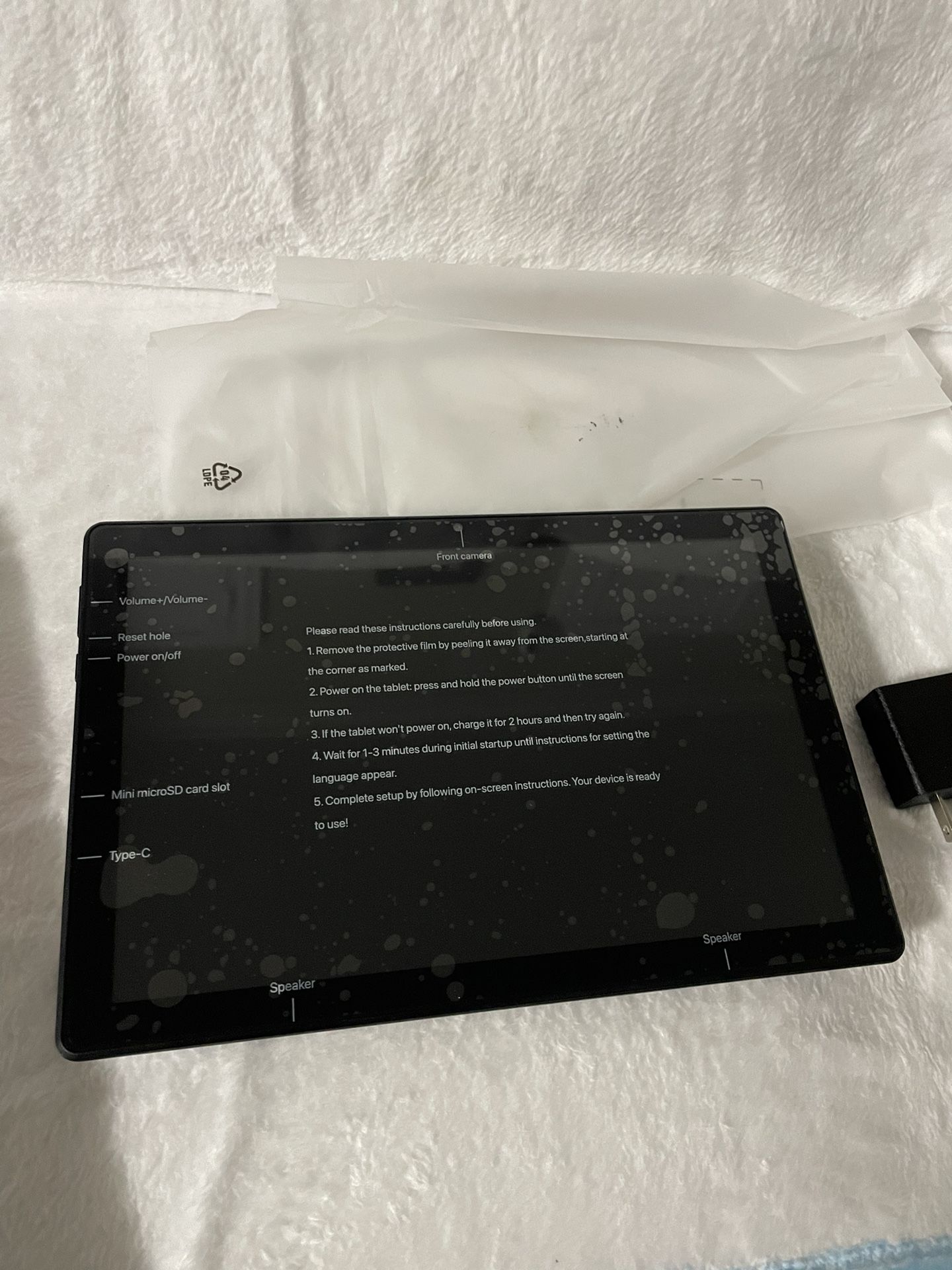 Aumios C10 Android 14 Octa-core ARM Cortex TM-A55 Tablet 10.1
