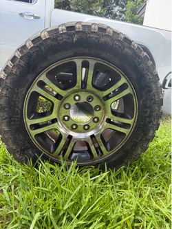 20” Wheels & 35x12.50R20LT Ironman All Country M/T Tires – Fits Ford F-250/F-350 – Set of 4