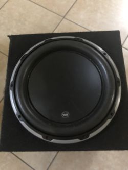 JL Audio W6 12” Sub and Box