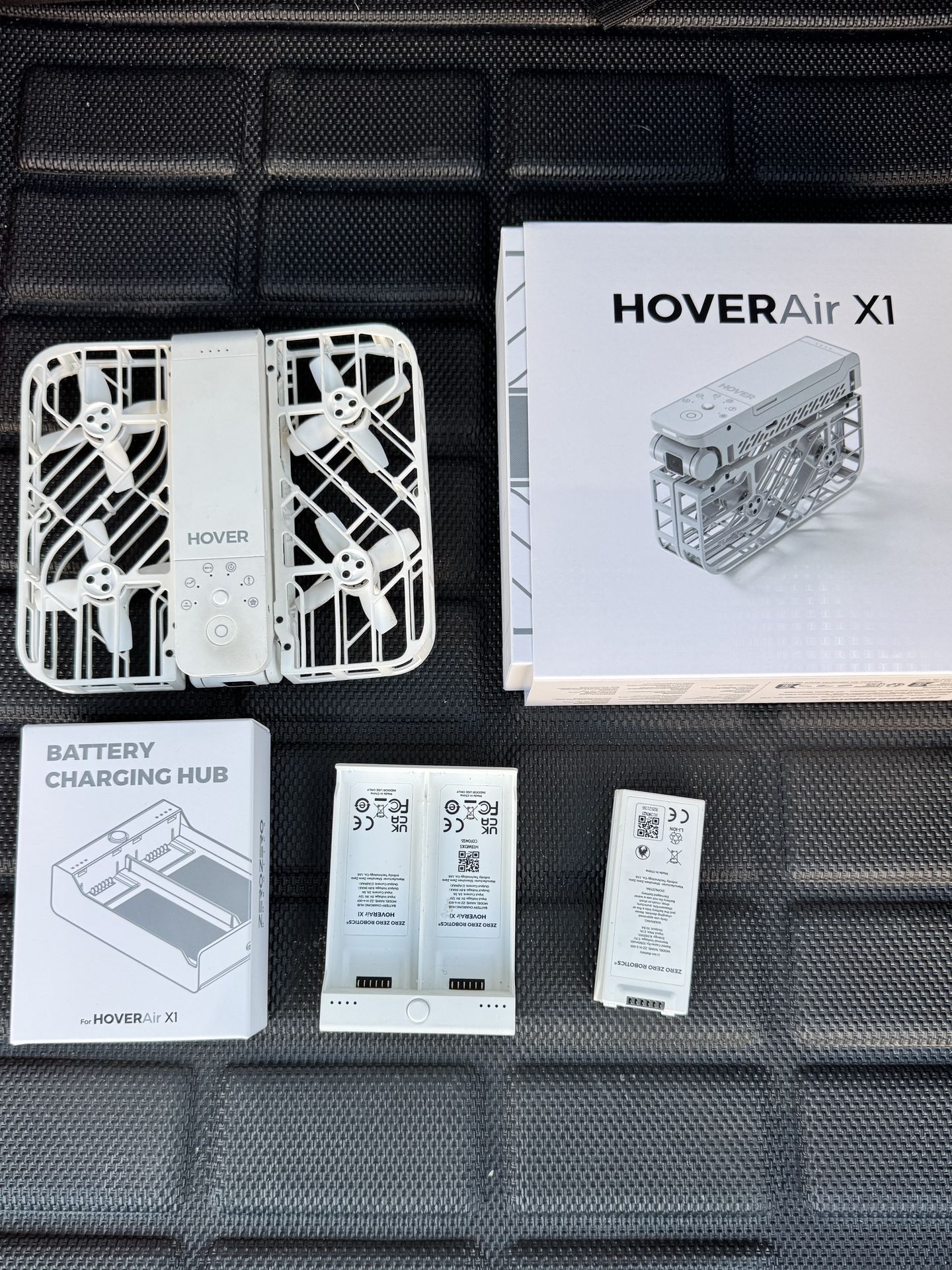 Hoverair X1 Drone Self Flying Camera HDR Video With 2 Batteries