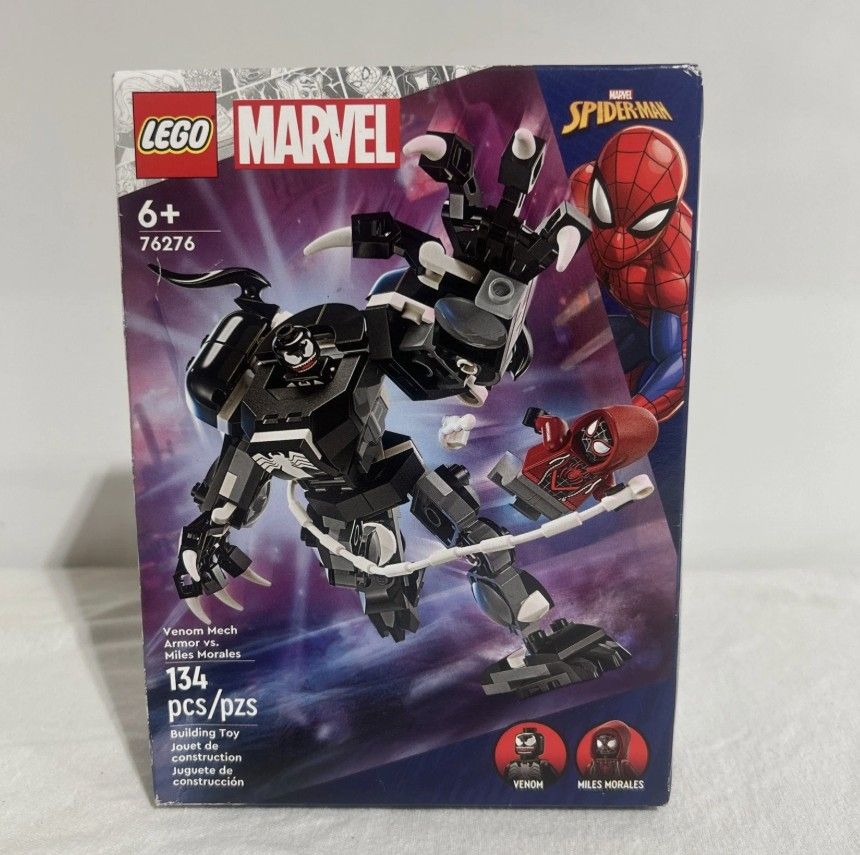 LEGO Marvel Venom Mech Armor vs. Miles Morales 76276
New Sealed