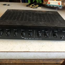 TOA  500 Series  AMPLIFIER  Model A-512 A