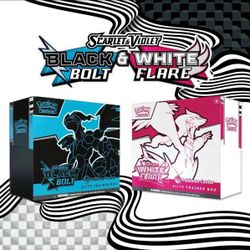 Black Bolt & White Flare ETBs