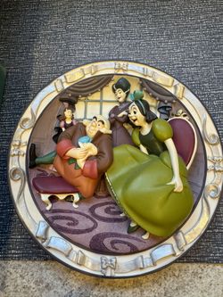 Disney Cinderella 3D Plate excellent condition
