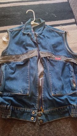 Men's Or Womans Jean Jacket Good Condition Size Large $5.00