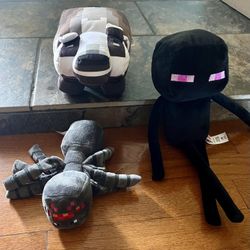 Minecraft Sword, Plushies, And Action Figure