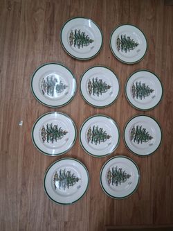 Christmas Spode complete set