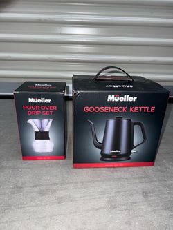Müeller Gooseneck Kettle Pour Over Drip Coffee Set