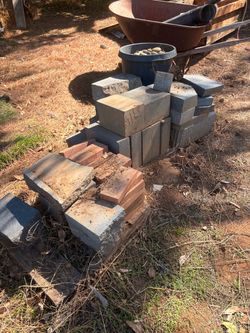 Mixed Lot of Concrete and Clay Pavers