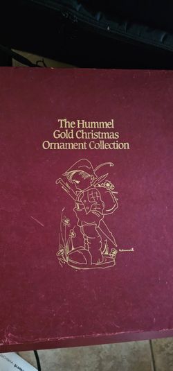 Vintage Hummel Gold Christmas Ornament Collection – 36  count - Selling entire lot as a set