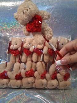 New Teddy Bear Heart Pens - $3 each