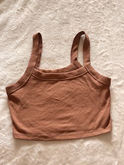 Ribbed Crop Tank Top