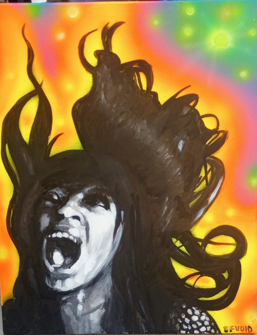 Tina Turner Portrait Painting By Brandy Devoid