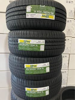 4 TIRES 2155017 215/55R17 INSTALL BALANCE