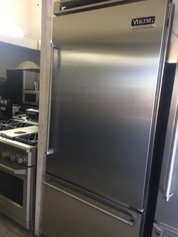 Viking refrigerator 36”W built in