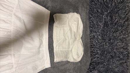 Strapless white cute set