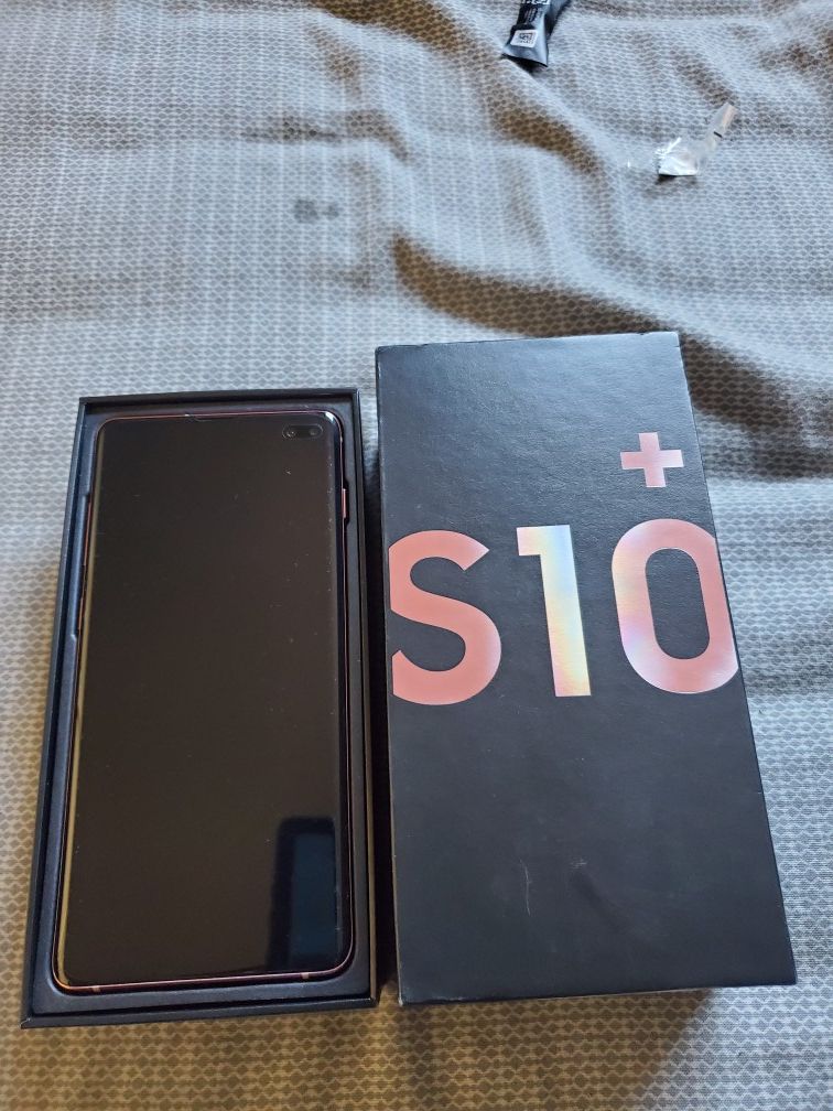 Samsung Galaxy s10 + pink 128gB factory at&t