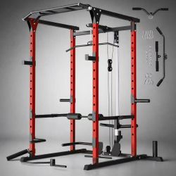 New In Box Home Gym Squatting Power Lifting Exercise Equipment Pull-up Weights Are Not Included 