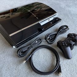 ***NO TRADES!!!*** 80 GB PlayStation 3 model CECHE01 ***plays PS2 disks***