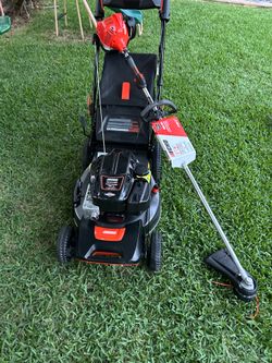 $475$. 21 in. 190 cc Briggs and Stratton Gas 3-in-1 Dual Blade RWD Self-Propelled Lawn Mower with Single Lever Deck Adjustment
