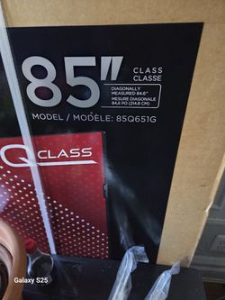 Brand. New. T C L.  SMART  TV 85IN FOR SALE