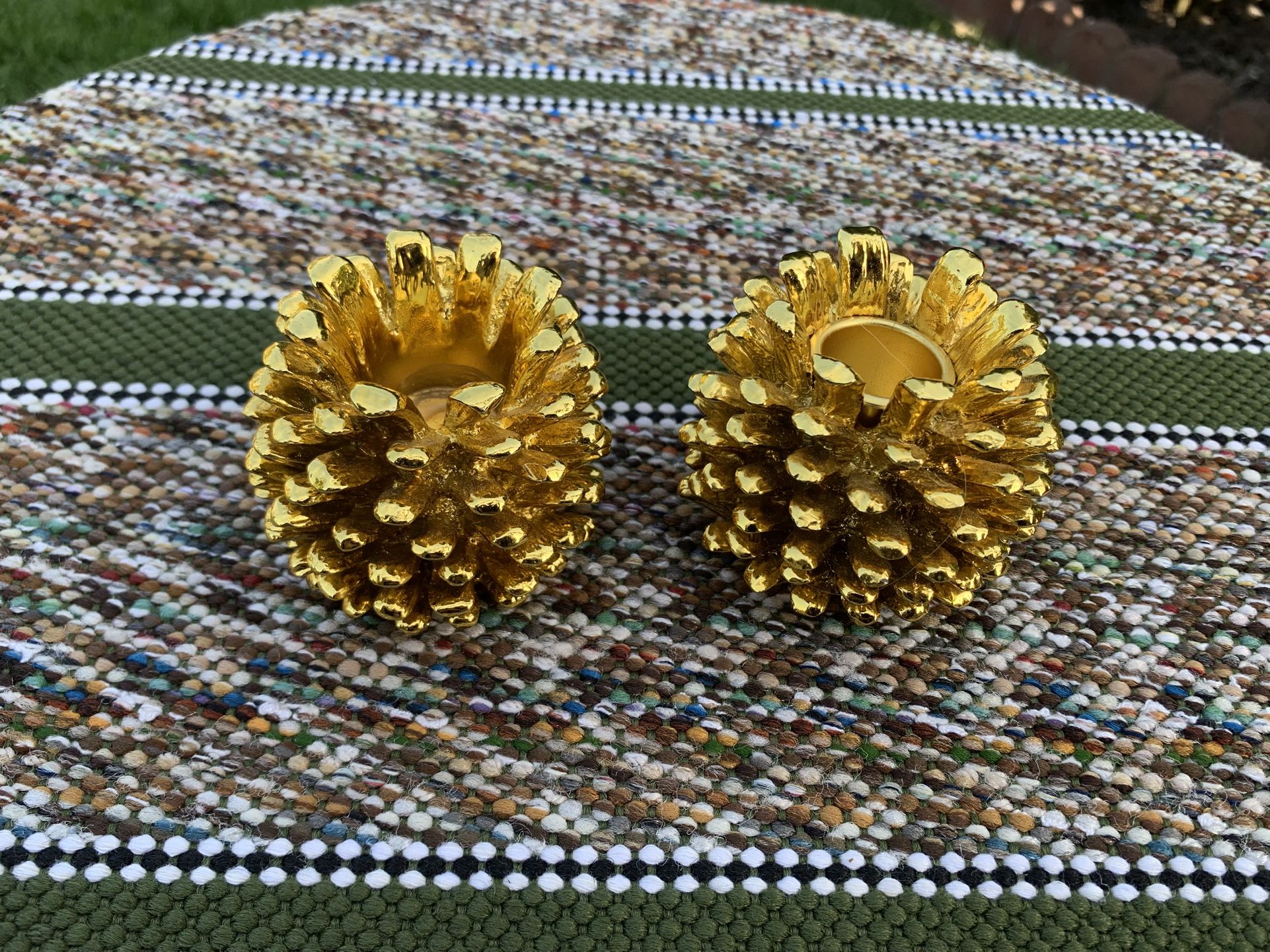 Pinecone Candle Stick Holders for Sale