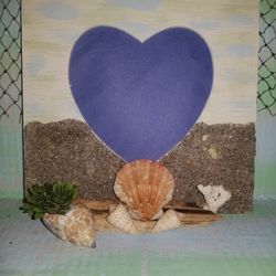 Coastal  Heart Picture Frame