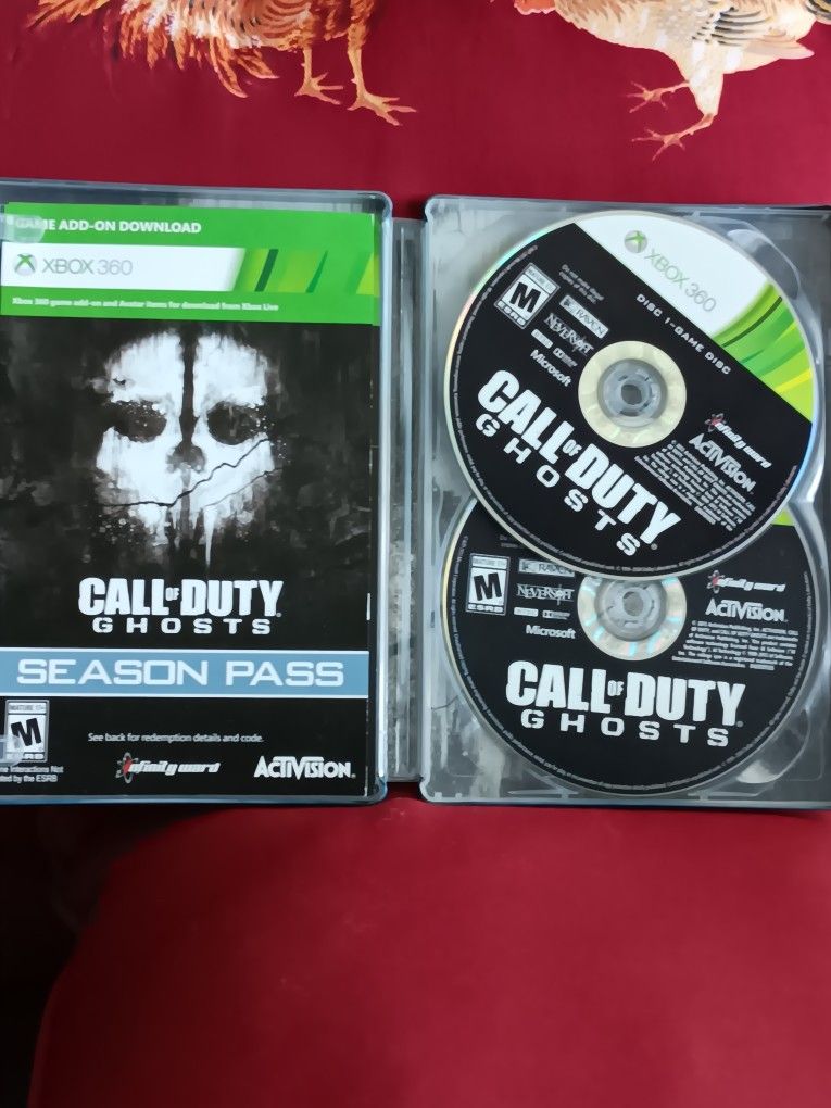 Xbox 360 Call Of Duty Ghosts Steelbook