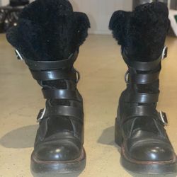 MOTO COACH LEATHER BOOTS