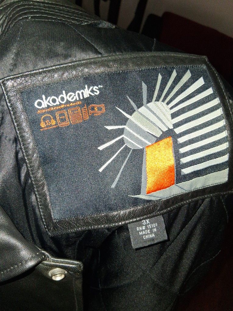 AKADEMIKS 3XL Leather Jacket