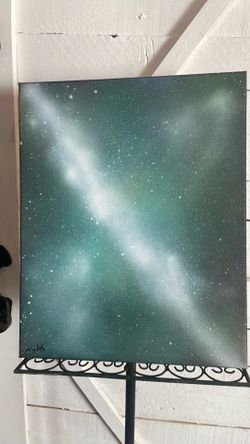 16”x20” handmade space panting