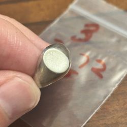 Size 3 925 Sterling Silver Ring 